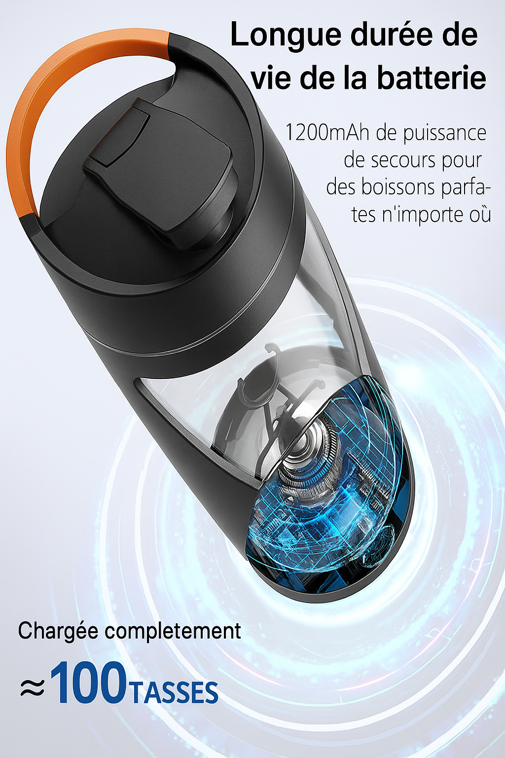 Shaker électrique rechargeable